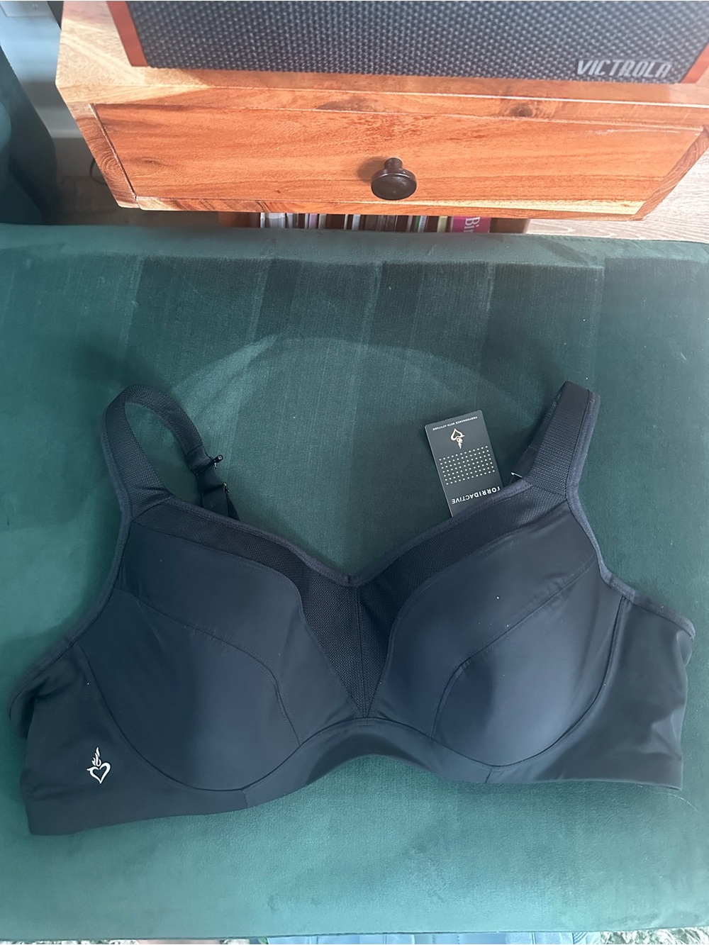 torrid active Black Full-Coverage Wireless Bra